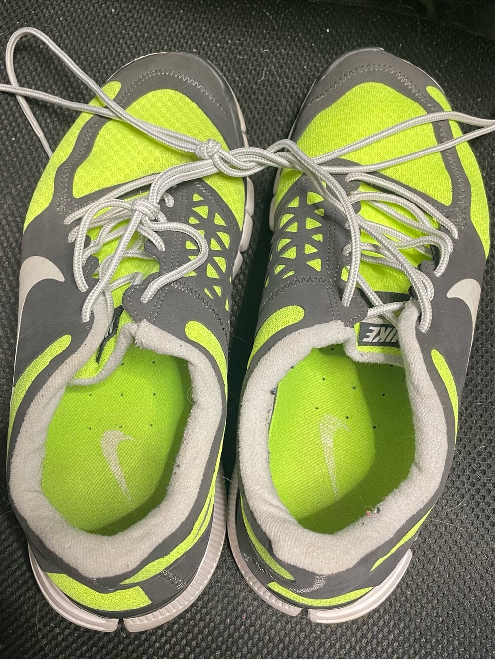 Nike Free Run+ Electric Green Running Shoes